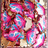 Retro Butterfly Pendant Necklace Earrings DIY Kit