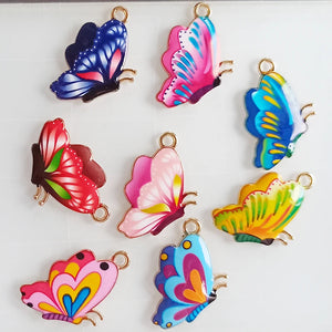 Retro Butterfly Pendant Necklace Earrings DIY Kit