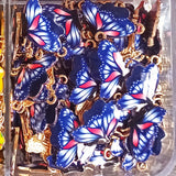 Retro Butterfly Pendant Necklace Earrings DIY Kit