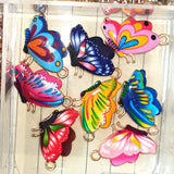 Retro Butterfly Pendant Necklace Earrings DIY Kit
