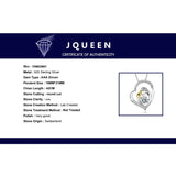 925 Silver Mother's Love 18k Plated Heart Necklace