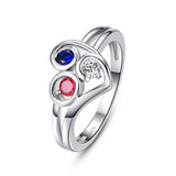 Heart Shaped Zircon Ring for Women Wedding Jewelry