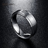 Men's 7mm Tungsten Carbide Ring Matte Finish Wedding Engagement Band Size 6-14