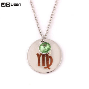 Constellations Crystal Necklace For Girl Creative Couple Pendant