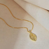 925 Sterling Silver Leaf Gemstone Diamond Necklace Chain Fine Jewelry