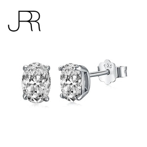 925 Silver 0.7CT Diamond Crushed Gemstone Ear Studs