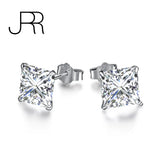 925 Silver 3CT Diamond Crushed Ear Stud Earrings