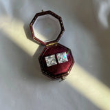 925 Silver 3CT Diamond Crushed Ear Stud Earrings