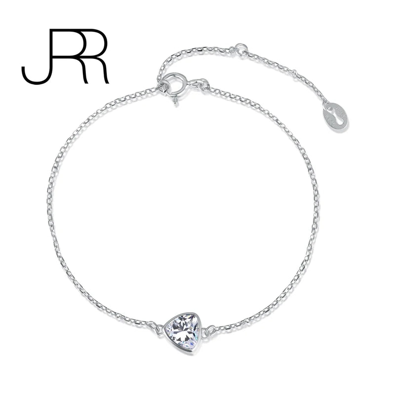 925 Silver 7*7MM CZ Bracelet, Light Weight for Daily Wear