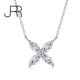 925 Silver Butterfly Necklace with Diamonds Gemstone