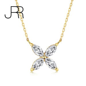 925 Silver Butterfly Necklace with Diamonds Gemstone