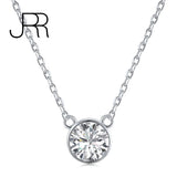 Smile Face 925 Sterling Silver Moissanite Diamond Pendant Necklace