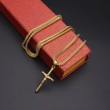 Stainless Steel Cross Necklace for Women - Gift for Men