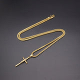 Stainless Steel Cross Necklace for Women - Gift for Men