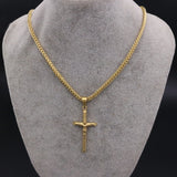 Stainless Steel Cross Necklace for Women - Gift for Men