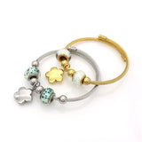 Stainless Steel Armoured Star Cuff Bracelet