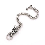 Dragon Biker Bracelet Bangle Stainless Steel Gothic Punk Jewelry