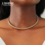 JShine Thick Snake Chain Choker Adjustable Torques Punk Necklace