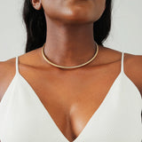 JShine Thick Snake Chain Choker Adjustable Torques Punk Necklace