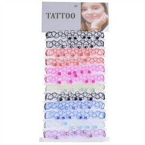 Boho Crystal Beads Stretch Charm Bracelet Female Jewelry