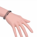 Boho Crystal Beads Stretch Charm Bracelet Female Jewelry