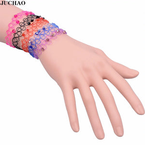 Boho Crystal Beads Stretch Charm Bracelet Female Jewelry