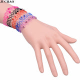 Boho Crystal Beads Stretch Charm Bracelet Female Jewelry