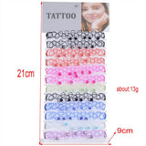 Crystal Beads Stretch Charm Bracelet Female Jewelry