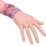 Crystal Beads Stretch Charm Bracelet Female Jewelry