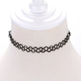 Gothic Choker Tattoo Necklaces Set Punk Jewelry 12 pcs