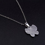 Mood Butterfly Necklace Stainless Steel Chain Women Gift