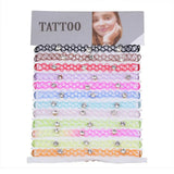 Vintage Stretch Tattoo Choker Necklaces Gothic Crystal Necklace
