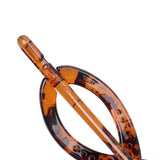 8 Shape Resin Hair Clip Set for Women, Spray Painting Hairpins Barrettes