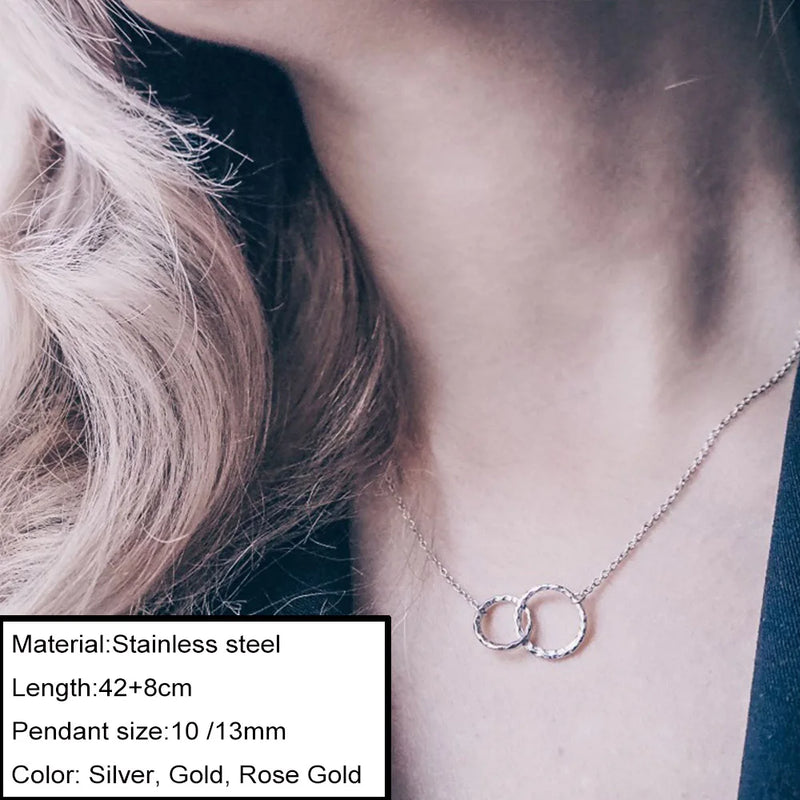 316L Stainless Steel Chain Necklaces For Women Classic 14K Choker Necklace