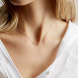 316L Stainless Steel Moon Necklace For Women Dainty Choker Pendant