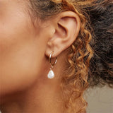 316L Stainless Steel Freshwater Pearl Earrings Baroque Pearls Dangle Gift