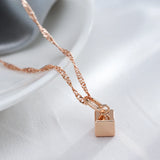 Geometric Pendant Necklace 585 Women Long Chain Jewelry