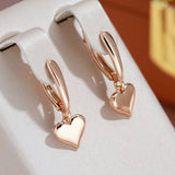 Heart Shape Dangle Earrings 585 for Women Party Jewelry