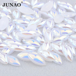 AB Horse Eye Flatback Pearl Pearls Beads for DIY Decorations