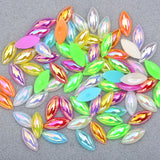 AB Horse Eye Flatback Pearl Pearls Beads for DIY Decorations