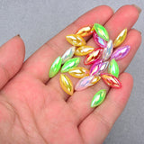 AB Horse Eye Flatback Pearl Pearls Beads for DIY Decorations