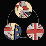 Britain Exiting From The Brexit 999 Coin Collection With Display Case
