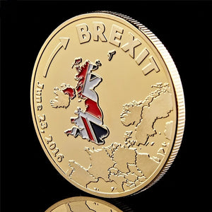 Britain Exiting From The Brexit 999 Coin Collection With Display Case