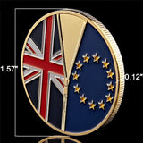 Britain Exiting From The Brexit 999 Coin Collection With Display Case