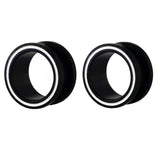 Surgical Steel Ear Lobe Stretcher Screw Flesh Tunnel Crystal Zircon Tragus Earri