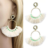 Woman Dangle Ear Gauges Screw Piercing Plug Tunnels Earrings