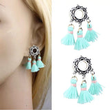 Woman Dangle Ear Gauges Screw Piercing Plug Tunnels Earrings