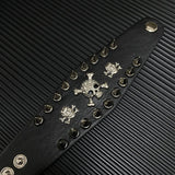 Men's Retro Skull Leather Bracelet