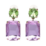 Crystal Dangle Earrings Charm Rhinestone Drops Wedding Jewelry
