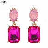 Crystal Dangle Earrings Charm Rhinestone Drops Wedding Jewelry